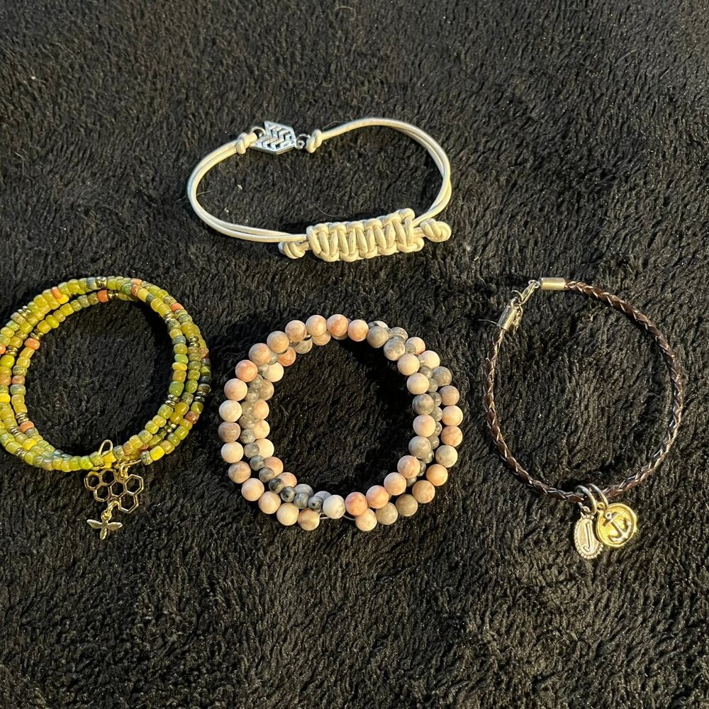 Mixed Bracelet Set – 4 Unique Styles